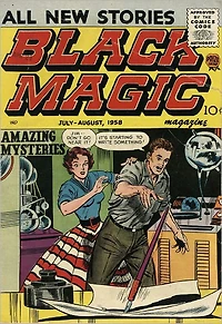 Black Magic Number Horror Comic Book