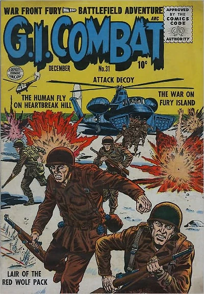 GI Combat Number 31 War Comic Book
