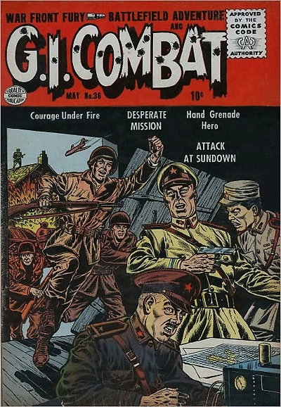 GI Combat Number War Comic Book