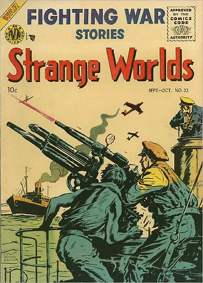 Strange Worlds Number 22 War Comic Book