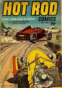 Hot Rod Comics Number Car Comic Book