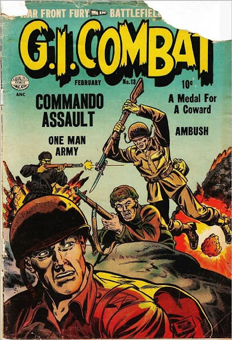 GI Combat Number 13 War Comic Book