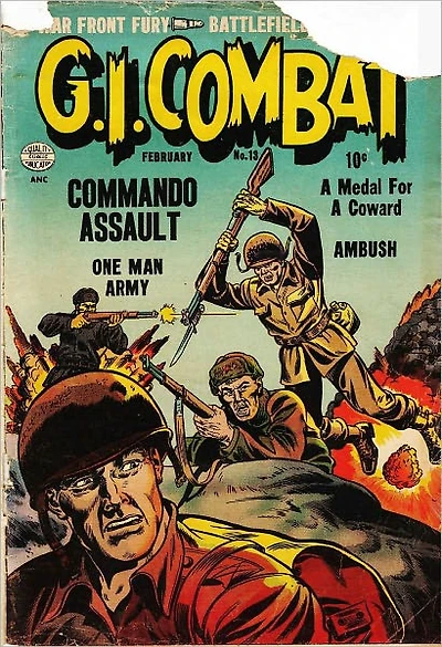 GI Combat Number 13 War Comic Book