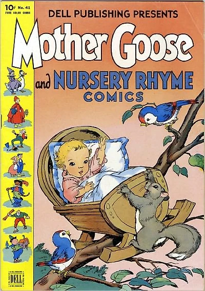 Mother Goose and Nursery Rhyme Comics Childrens Comic Book