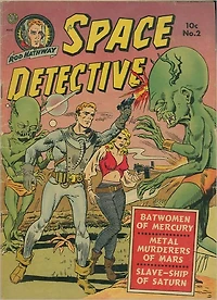 Space Detective Number Science Fiction Comic Book