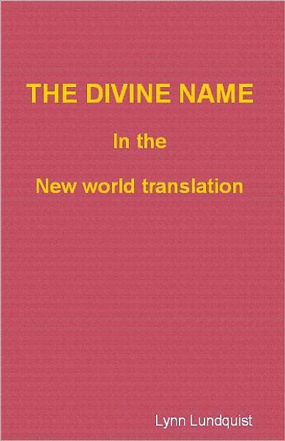 The Divine Name in the New World Translation