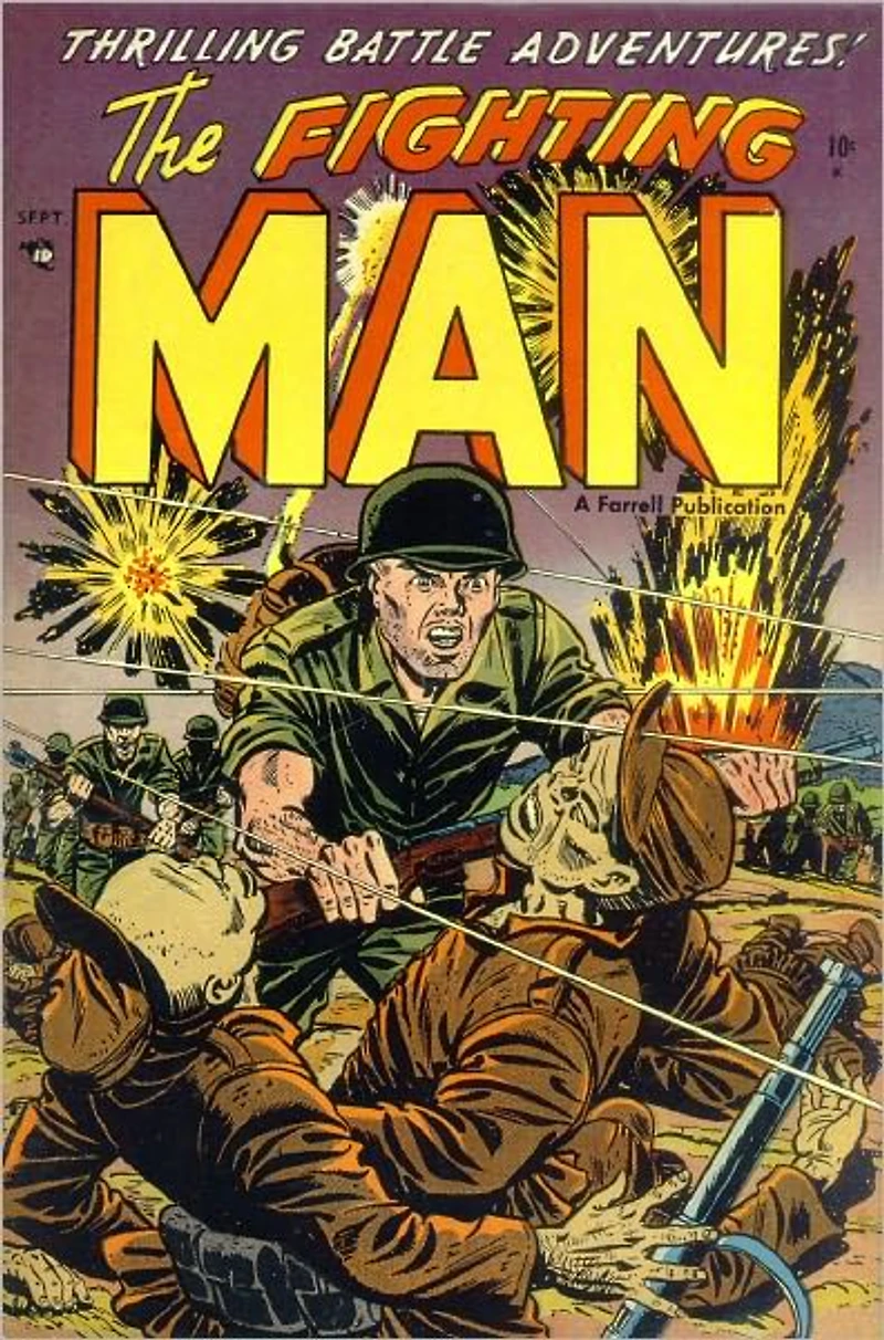 The Fighting Man Number War Comic Book