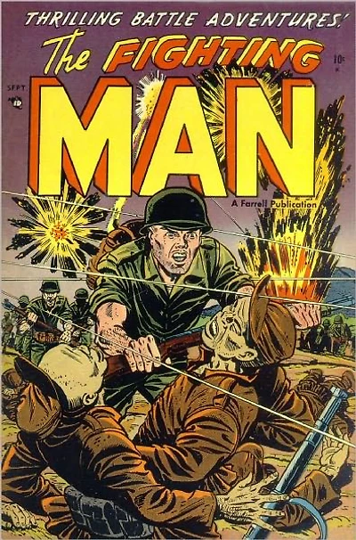 The Fighting Man Number War Comic Book