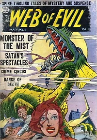 Web Of Evil Number Horror Comic Book