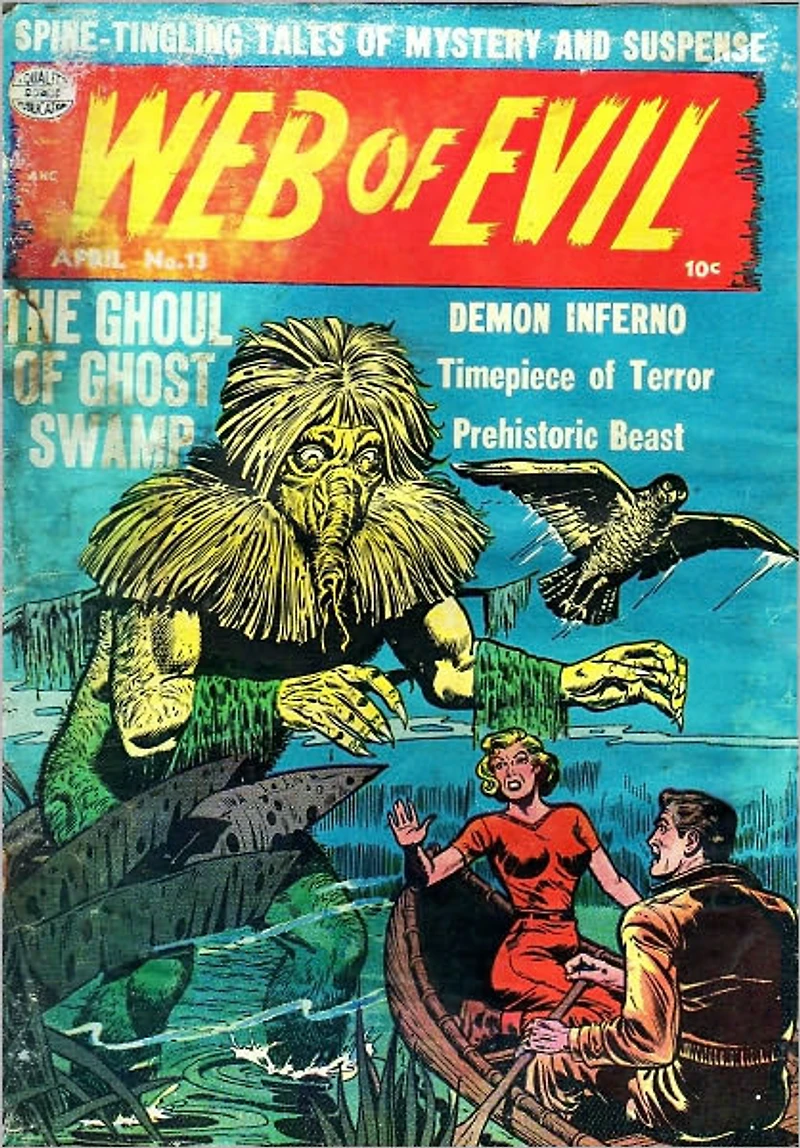 Web of Evil Number 13 Horror Comic Book