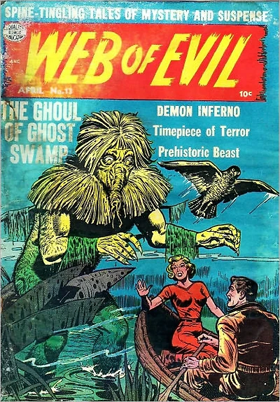 Web of Evil Number Horror Comic Book