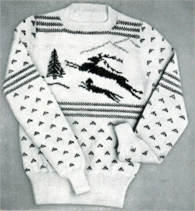 Knitting Patterns for Men’s Sweaters ~ 4 Vintage Knitting Patterns