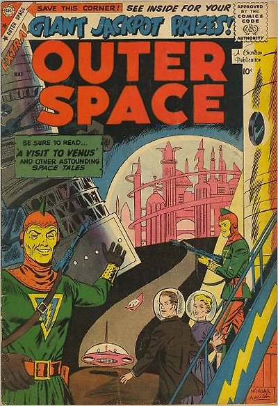 Outer Space Number Science Fiction Comic Book