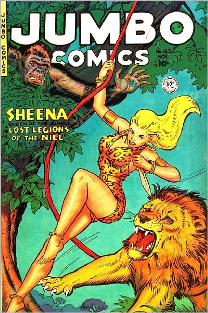Jumbo Comics Number Action Comic Book