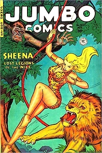 Jumbo Comics Number Action Comic Book