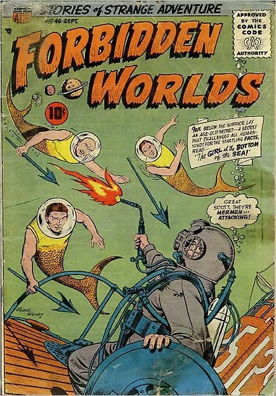 Forbidden Worlds Number Horror Comic Book