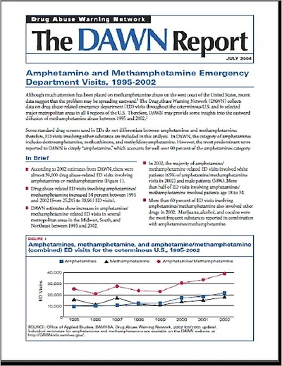 Amphetamine and Methamphetamine Emergency Department Visits, 1995-2002