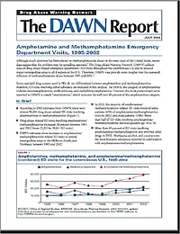 Amphetamine and Methamphetamine Emergency Department Visits, 1995-2002