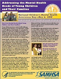 Addressing the Mental Health Needs of Young Children and Their Families
