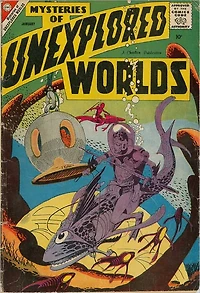 Mysteries Of Unexplored Worlds Number Fantasy Comic Book