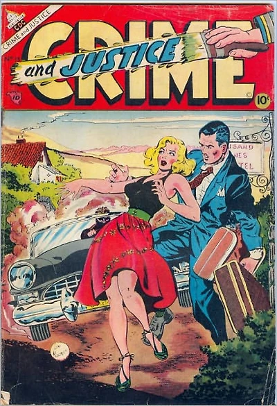 Crime and Justice Number Crime Comic Book