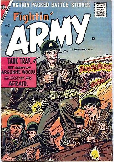 Fightin Army Number 21 War Comic Book