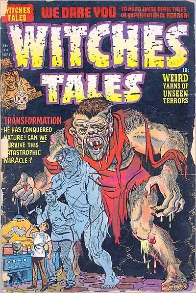 Witches Tales Number Horror Comic Book