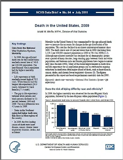Death in the United States, 2007
