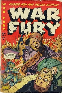 War Fury Number War Comic Book