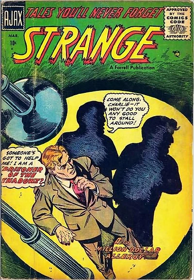 Strange Number Horror Comic Book