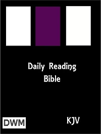 Daily Reading Bible (KJV)