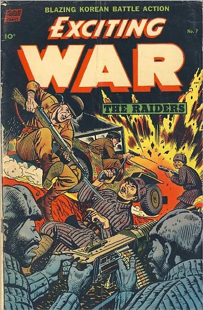 Exciting War Number 7 War Comic Book
