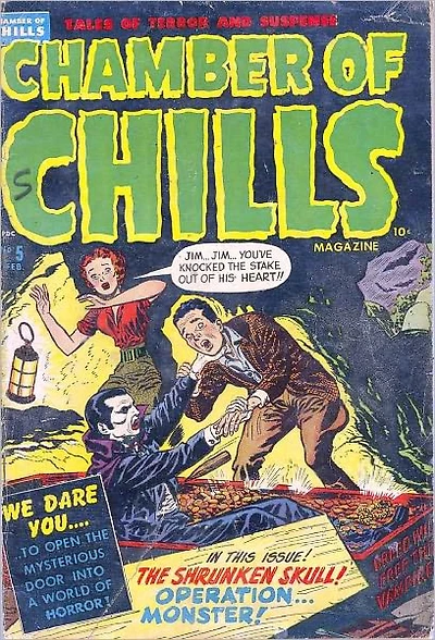 Chamber of Chills Number Horror Comic Book