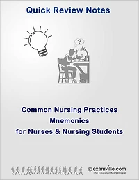 Common Nursing Practices Mnemonics