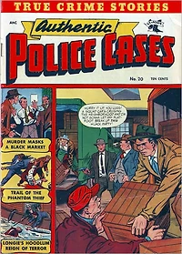 Authentic Police Cases Number Crime Comic Book