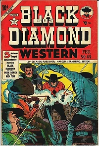 Black Diamond Western Number Western Comic Book