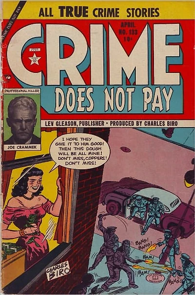 Crime Does Not Pay Number 133 Crime Comic Book