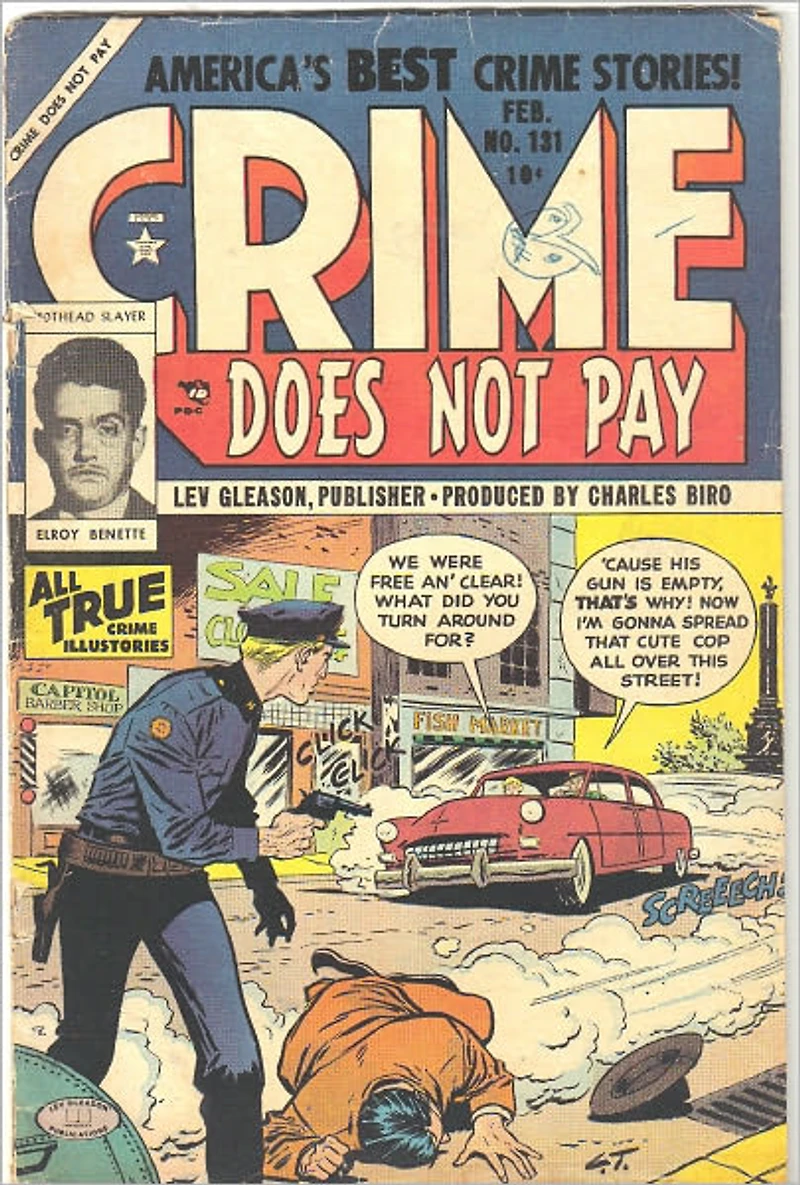 Crime Does Not Pay Number Crime Comic Book