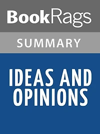 Ideas and Opinions by Albert Einstein l Summary & Study Guide