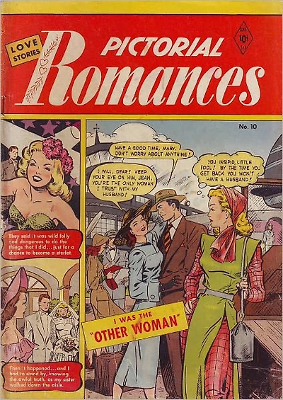 Pictorial Romances Number Love Comic Book