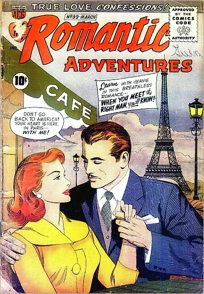Romantic Adventures Number Love Comic Book
