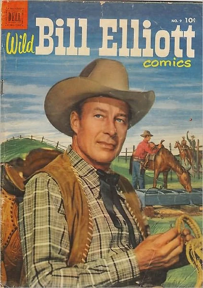 Wild Bill Elliott Number 9 Western Comic Book