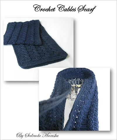 Fashion Crochet Cable Scarf Pattern