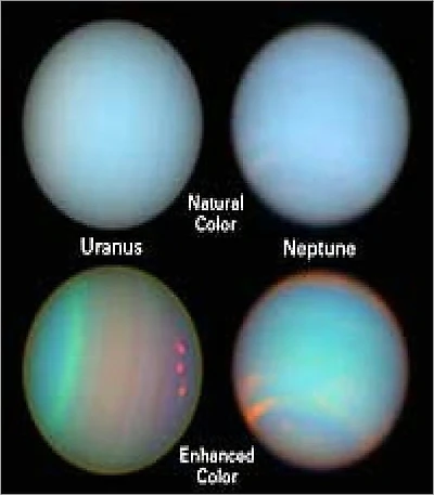 The Colorful Lives of the Outer Planets
