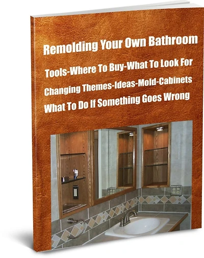 Remolding Your Bathroom Tools-Where To Buy-What To Look For-Changing Themes-Ideas-Mold-Cabinets-What To Do If Something Goes Wrong