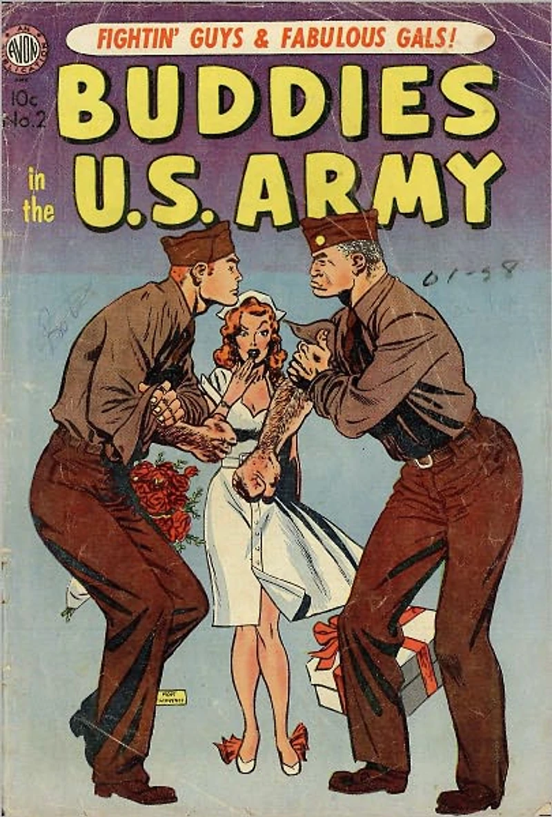 Buddies in the US Army Number 2 War Comic Book