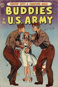 Buddies in the US Army Number 2 War Comic Book