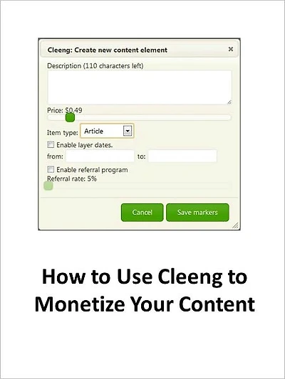 How to Use Cleeng to Monetize Your Content