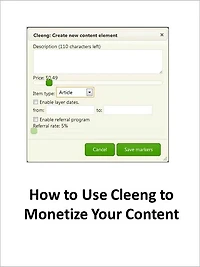 How to Use Cleeng to Monetize Your Content