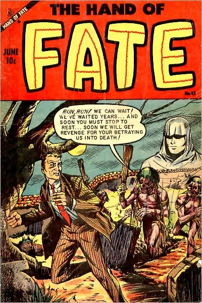 Vintage Horror Comics: The Hand of Fate No. 23 Circa 1953